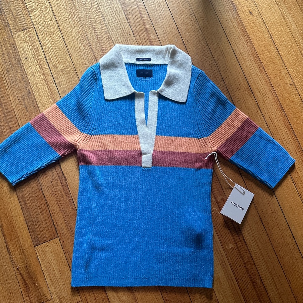 MOTHER Mid-sleeve Sweater Top